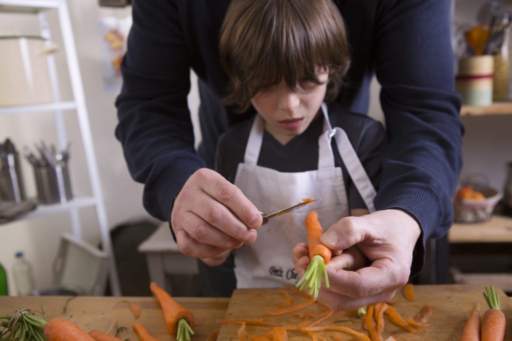 Cuisiner en famille les fruits et légumes frais