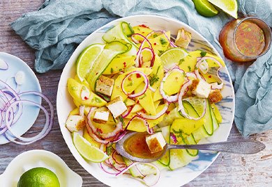 Salade sucrée à la mangue