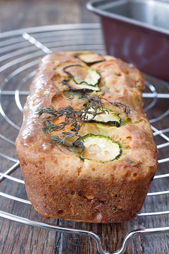 Cake aux courgettes et au chèvre