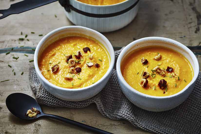 Velouté de patate douce carotte-coco