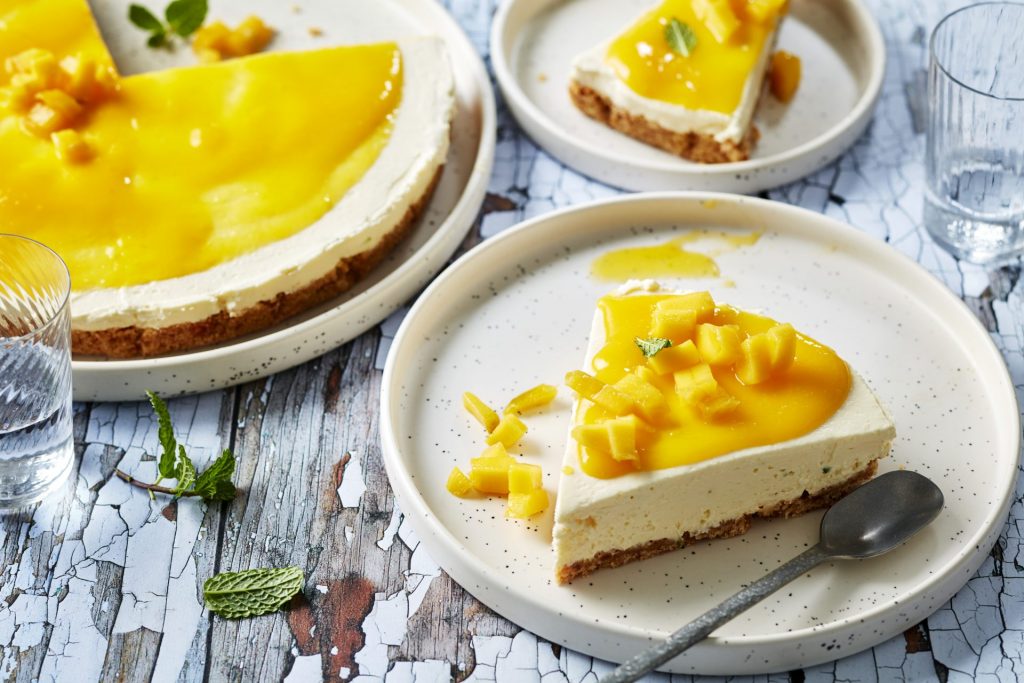 Cheesecake à la mangue