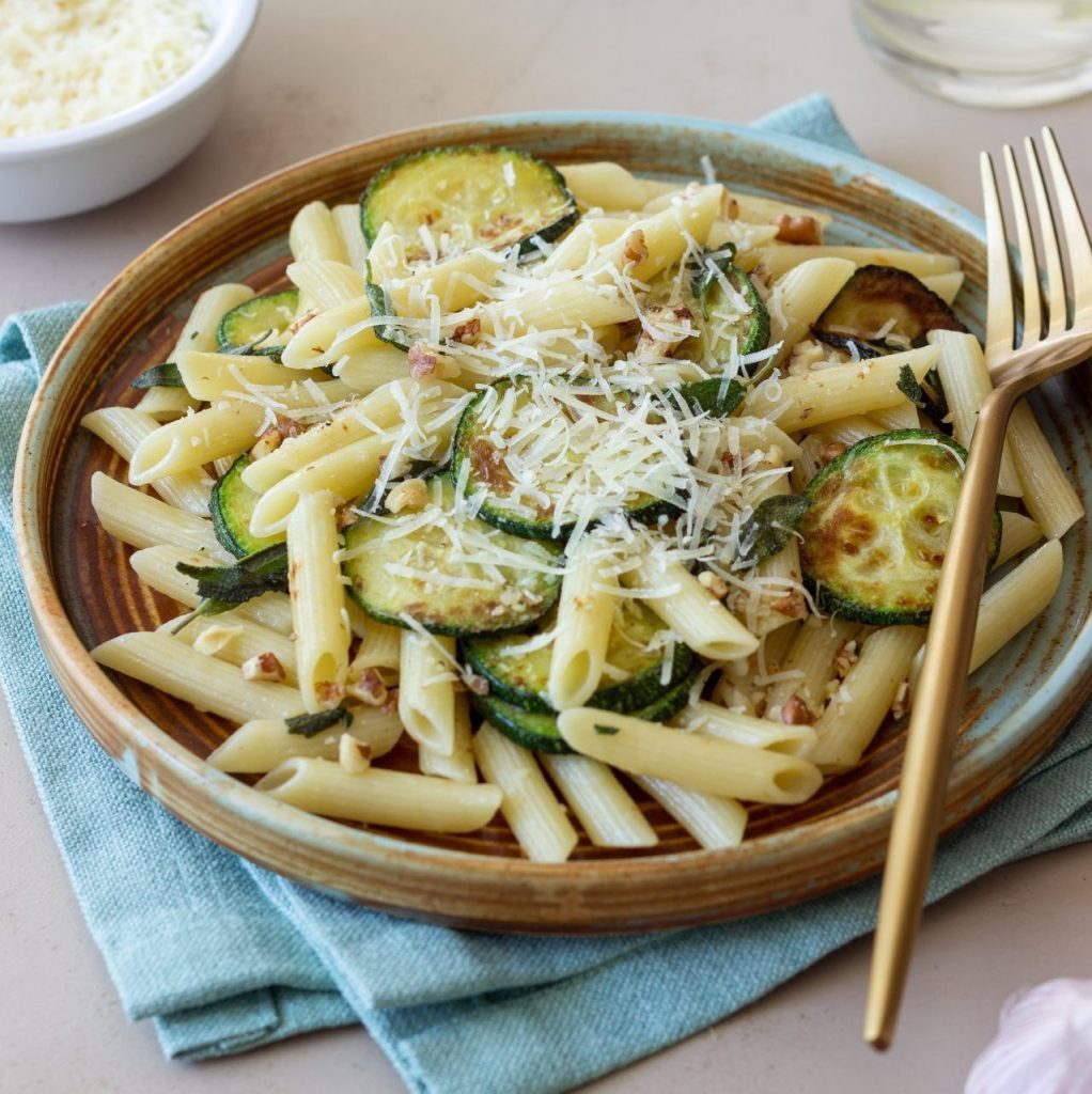 one pot pasta courgette