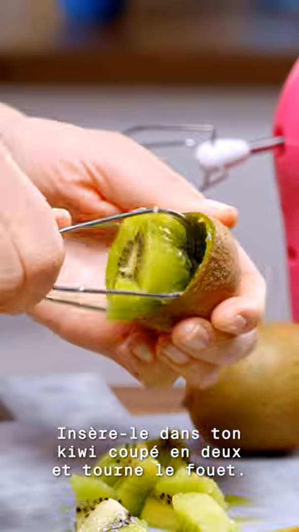 Découper un kiwi