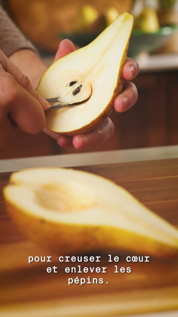 Evider une poire
