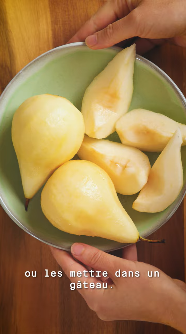 Eplucher une poire