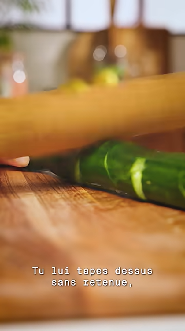 Food Hack : comment smasher un concombre ?