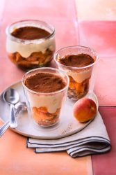 Tiramisu aux abricots frais