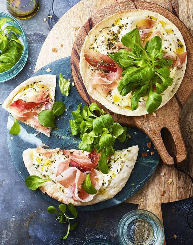 Pizzatortilla a la mache