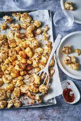 Fleurettes de chou-fleur rôties au four huile d’olive beurre et paprika