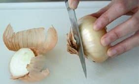Ciseler un oignon - Geste simple - Interfel
