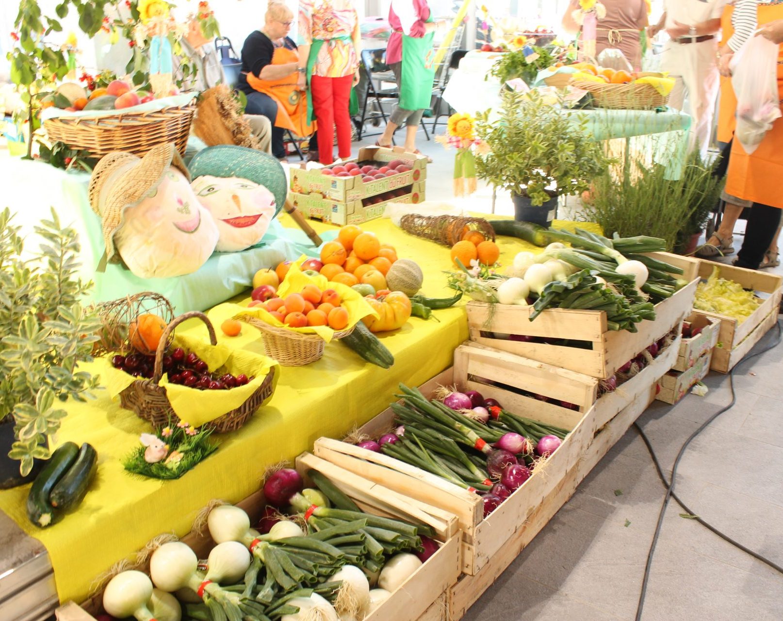 La Fête des fruits et légumes frais au marché d'Agen