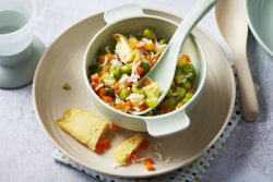 Riz cantonnais petits pois