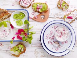 Tartine fraîcheur aux radis