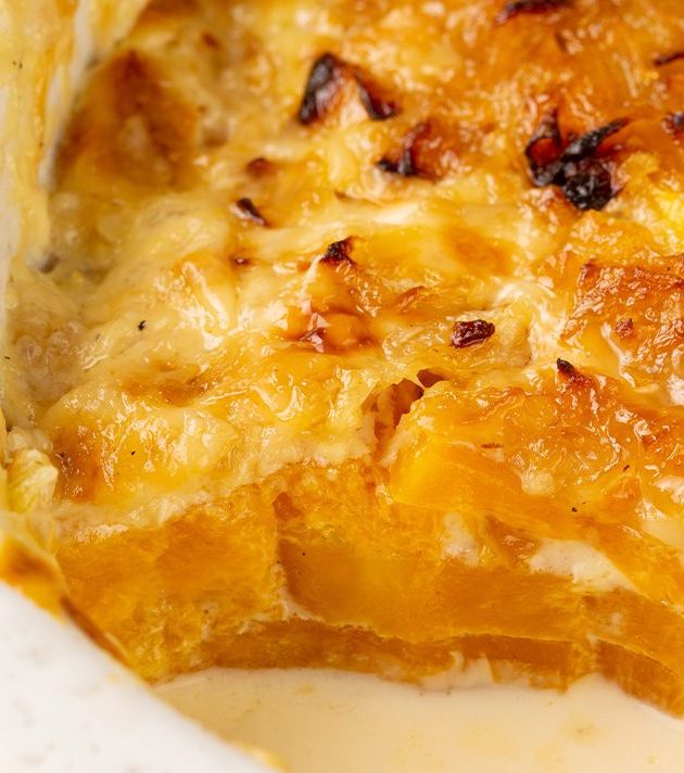 Gratin butternut dauphinois