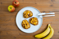 Pain perdu pommes bananes