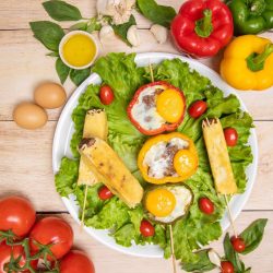 Poivron cocotte aubergine