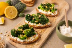 Brocoli fromage citron zaatar
