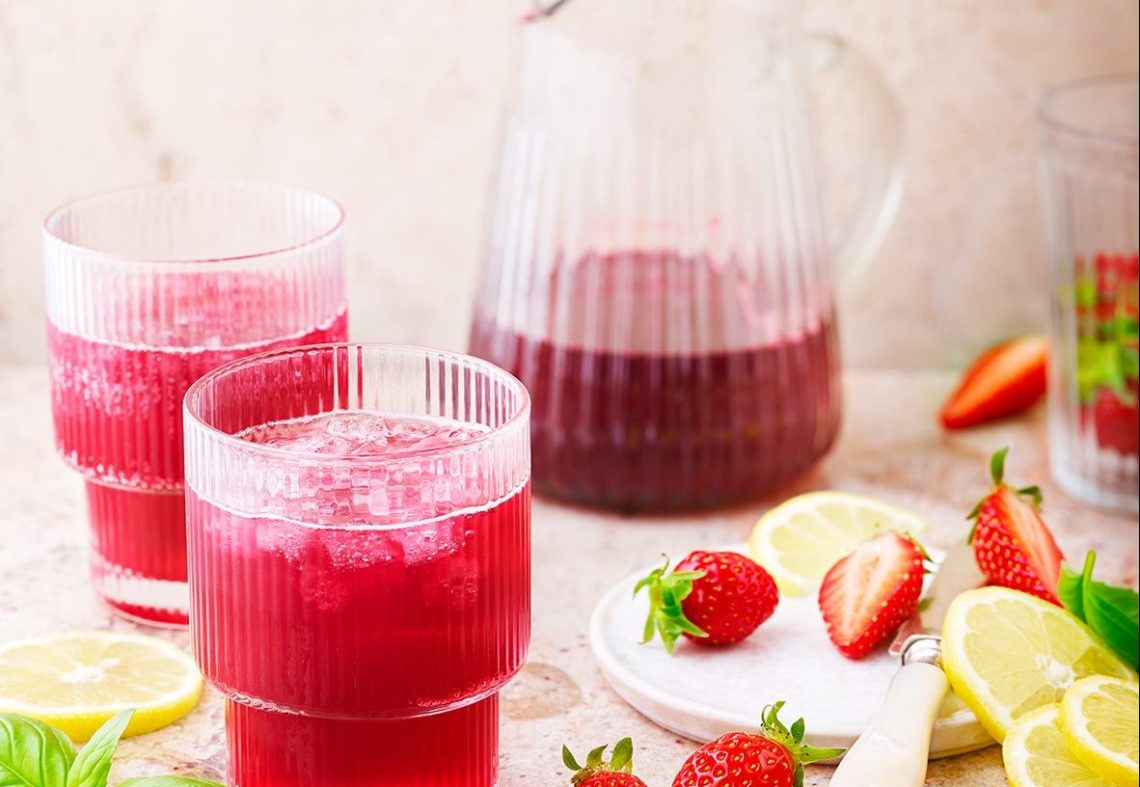 Cocktail betterave fraise