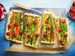 Tarte aux légumes d'été