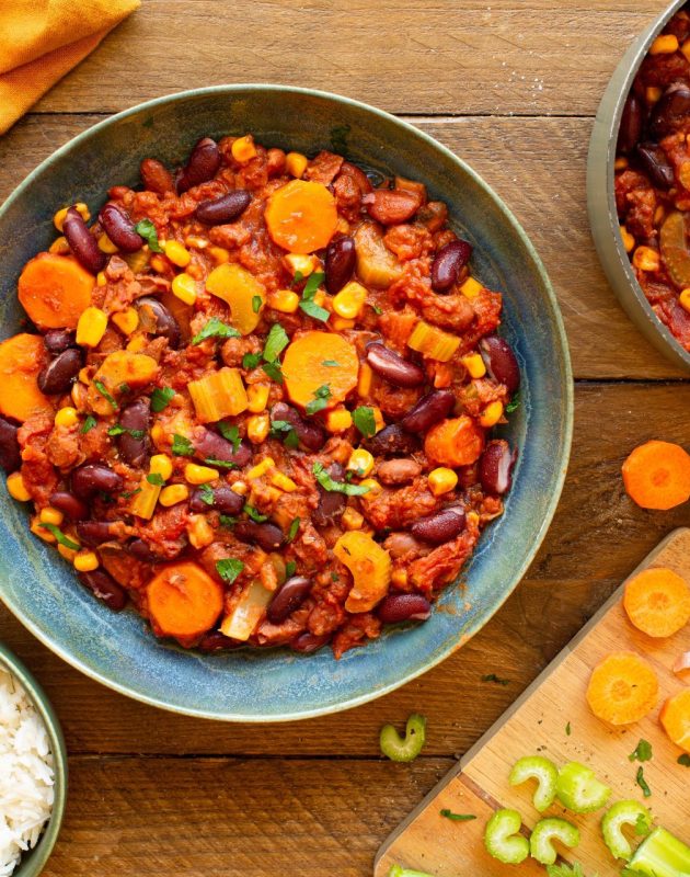 Chili sin carne horizontal