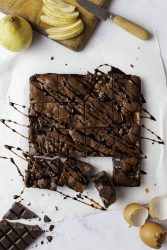 Brownies chocolat et poire